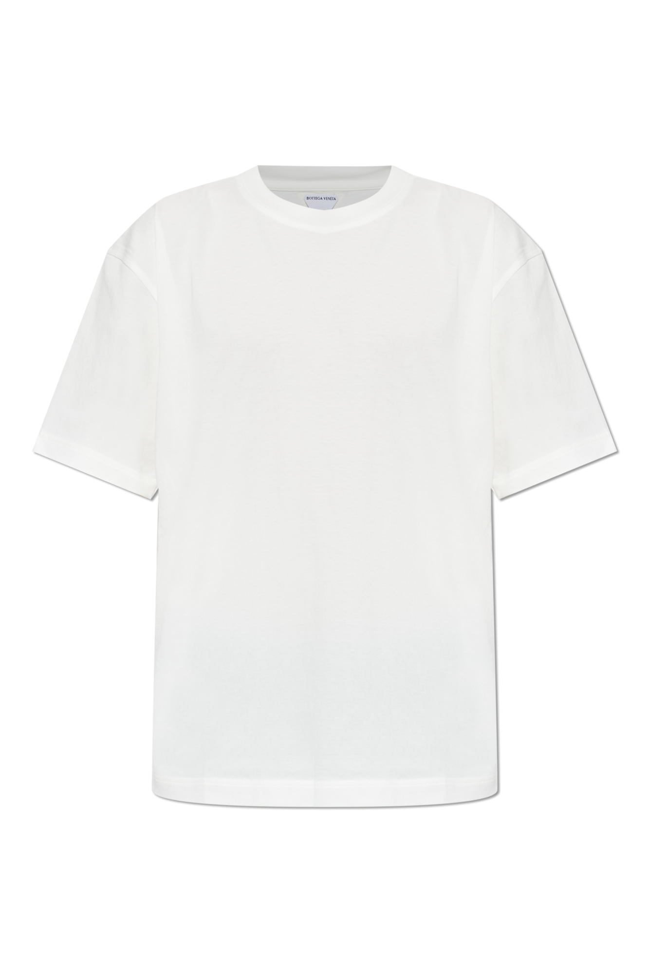Bottega Veneta Cotton T-shirt with logo patch | Men's | Vitkac